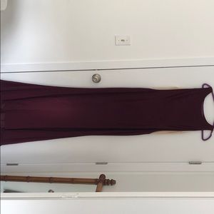 maroon prom dress